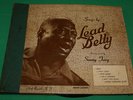 Rare Lead Belly Shellac 78 Records Hardback Bookcase Asch Records NY Htf Oop