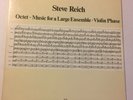STEVE REICH Octet - Music For A Large Ensemble - Violin Phase LP ECM minimal