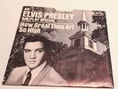 RARE DJ ONLY AIR PLAY 45 & SLEEVE   Elvis Presley RCA SP 162 How Great Thou Art