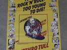 Jethro Tull - Too Old To Rock 'n' Roll: Too Young To Die 1976 US Promo Poster