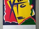 Original promo poster for XTC album “Drums and Wires”, 1979.