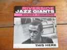 Bobby Timmons This Here Riverside Jazz Giants 7” single vinyl EX/EX