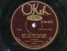 78 RPM -- Texas Alexander, Okeh 8603, VV- / V-  Blues