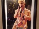 David Bowie AUTOGRAPH Toronto signed in 97 - LDTOUR PHOTO Framed w/ticket/COA