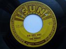 CARL PERKINS 45 'BLUE SUEDE SHOES' 'HONEY DONT' ORIGINAL USA SUN 1955 ROCKABILLY