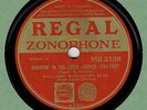 JAZZ 78: WILLIAMS WASHBOARD BAND / JOE HAYMES ORCH ON UK REGAL ZONOPHONE MR 2138