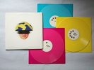 PET SHOP BOYS Relentless 12” promo x 3 pressed on yellow, blue & pink vinyl