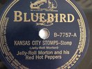 Jelly-Roll Morton - 78rpm single 10-inch – Bluebird #B-7757 Kansas City Stomp