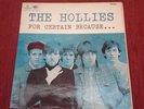 THE HOLLIES L.P. 1966.   'FOR CERTAIN BECAUSE..'   PMC 7011.   1st PRESS.   EX.