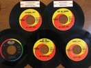 FIVE 45s of THE BEACH BOYS FOR ONE PRICE CALIFORNIA GIRLS HELP ME RHONDA