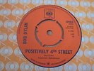 Bob Dylan - Positively 4th Street 1965 UK 45 CBS EX+