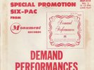 RARE ROY ORBISON USA SPECIAL PROMOTION  6 EP: DEMAND PERFORMANCES VOL. 1