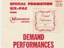 RARE ROY ORBISON SPECIAL PROMOTION USA  6 EP: DEMAND PERFORMANCES VOL. 2