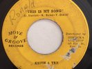 KEITH & TEX - THIS IS MY SONG - MOVE & GROOVE ( RARE ROCKSTEADY 7 )