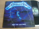 METALLICA - RIDE THE LIGHTNING 1989 EUROPE HAMMER METAL LP