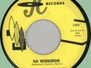 RONNIE & DELINQUENTS Bad Neighborhood / Keeps Dragging 45rpm JC 1962 Dr. John