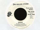 THE ROLLING STONES Angie on Rolling Stones Records Mono Stereo Promo 45