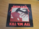 Kill 'Em All LP by Metallica vinyl 1983 Megaforce Records pressing VG+/VG+