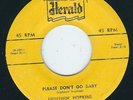 Blues Lightnin Hopkins HERALD 497 Please don't go baby / Remember me ?