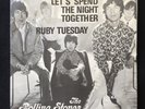Rolling Stones:Let's spend the night together / ruby Tuesday.  Danish issue. EX+