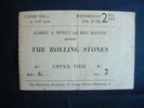 The Rolling Stones  Concert Ticket  Edinburgh Usher Hall 16th June 1965