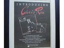 CHRIS REA+Fool If You Think+POSTER+AD+RARE ORIGINAL 1978+FRAMED+FAST GLOBAL SHIP