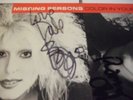 MISSING PERSONS COLOR IN YOUR LIFE AUTOGRAPHED LP