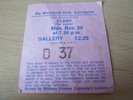 The Clash Rare Ticket 1978 De Montfort Hall Nov 20th. Sort it Out tour