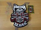Pantera Back Patch Shape Patch + Woven Patch Import Thrash Metal