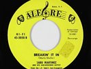 Latin Jazz 45 - Sabu Martinez - Breakin' It In/Flamenco Ain't Bad - Alegre VG++