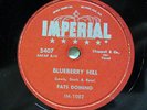 FATS DOMINO-BLUEBERRY HILL ON IMPERIAL R&B BLUES 78RPM