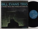 BILL EVANS TRIO At Shells Manne-Hole Hollywood California RIVERSIDE LP ++ stereo