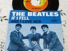 The Beatles-And I Love Her/If I Fell-Vinyl 45 w/Pic Sleeve-West Coast Thumb Cut
