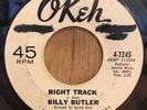 BILLY BUTLER northern soul 45 Right Track / Boston Monkey   OKEH DJ