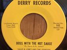 DAVIS & JONES & THE FENDERS funk r&b soul 45 Boss With The Hot Sauce   Derry