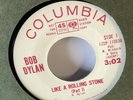 BOB DYLAN DJ Promo Demo 45 rpm Record LIKE A ROLLING STONE Columbia