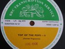THE BEATLES- 1964 TOP OF THE POPS - 'NUMBER 0' BBC TRANSCRIPTION (113216/7) RARE
