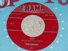 THE CROWS. GEE. RAMA RR-5 ( ORIGINAL 1950s UNITED STATES, RED LABEL).