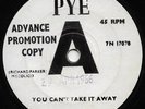 Rare 60's UK Pop Soul 45 - TAWNEY REED - YOU CAN'T TAKE IT AWAY (Pye Demo)