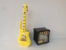 Prince's 'Yellow Cloud' guitar/amp salt and pepper shaker set. L/edition 50 only