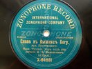 78rpm NIKOLSKY russian church choir Gloria / Praise the Lord RARE ZONOPHONE 1908