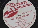 Keynote 105 Disc K 511 BLITZSTEIN No For an Answer-Penny Candy/3 Character Sketc