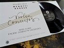 Menotti / Barber: Violin Concertos - Ruggiero Ricci **Reference Recordings LP**