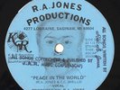 R.A. JONES & C.C. SHELLS Peace In The World Private Modern Soul RARE 45 HEAR