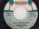 VOICE MASTERS You've Hurt Me Baby Bamboo Northern Soul 45 HEAR