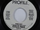 Rap Hip Hop 45 WORD OF MOUTH King Kut PROFILE VG+ promo HEAR