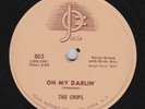 The Chips – 78 rpm Josie 803: Oh My Darlin’/Rubber Biscuit; Cond E-