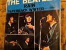 The Beatles Rain/ Paperback Writer 45 RPM 7