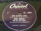 Gene Vincent Bluejean Bop Who Slapped John Rare Original UK 78 10