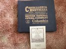CAVALLERIA RUSTICANA OPERA MASCAGNI. 10 X 78RPM RECORDS ON COLUMBIA
